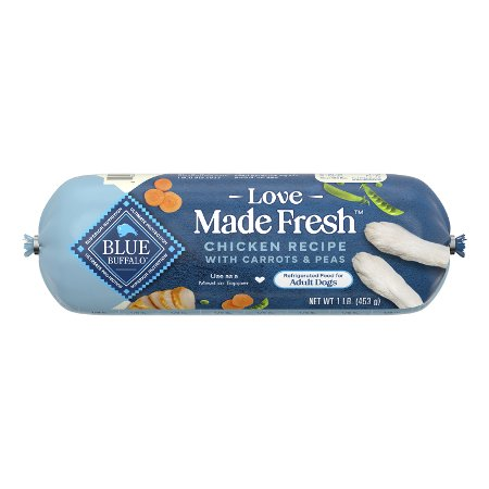 Image of Offer Save $1.00 on ONE BLUE Love Made Fresh™ Adult Chicken or Beef Roll, Refrigerated Dog Food - 1lb only