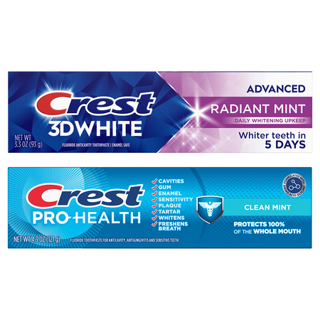Image of Offer Save $2.00 on ONE Crest Toothpaste 2.4 oz or more (excludes Crest Cavity, Baking Soda, Tartar Control/Protection, Brilliance, Gum, Densify, Aligner Ca