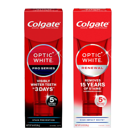 Image of Offer Save $3.00 on any TWO (2) Colgate Optic White Pro Series or Renewal Toothpastes