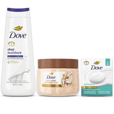 Image of Offer Save $2.00 on any ONE (1) Dove Body Wash (20oz+), Bar (4ct+), or Scrub (15oz) (excludes items and sizes not listed)