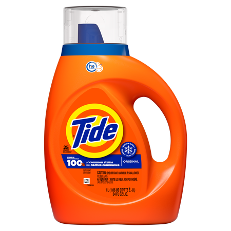 Image of Offer Save $1.00 on ONE Tide Laundry Detergent 27-42 oz (excludes Tide EVO, Tide Rinse, Tide PODS, Tide purclean, Tide Simply Laundry Detergent, Tide Deterg