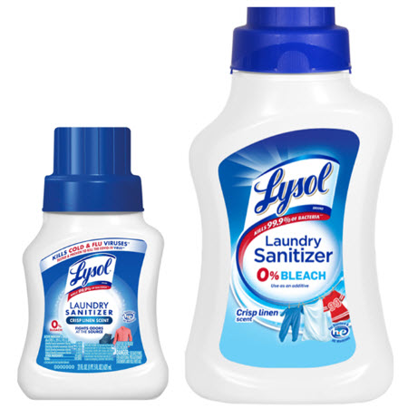 Image of Offer Save $1.00 on any ONE (1) Lysol® Laundry Sanitizer (21 oz. or 41 oz.)