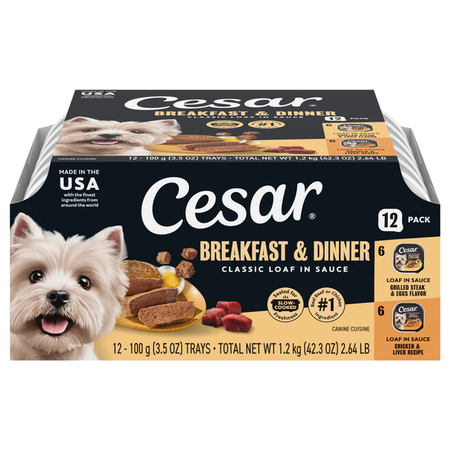 Image of Offer Save $1 on ONE (1) Cesar Canine Cuisine 12ct.