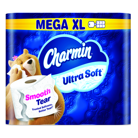 Image of Offer Save $2.00 on ONE Charmin Ultra Toilet paper product 12 Mega XL and 9XXL, 12 and 18 Mega Roll Ultra Gentle (excludes Charmin Essentials and trial/trav