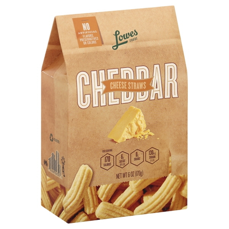 Image of Offer Save $1 on TWO (2) Lowes Foods Cheese Straws 4oz.