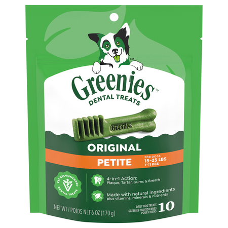 Image of Offer Save $0.50 on ONE (1) Greenies Dental Chews Dog Treats 10ct.