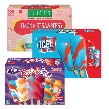 LUIGI'S, PhillySwirl, Whole Fruit Bars, or ICEE Frozen Novelties 16.5-36 fl oz coupon