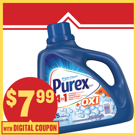 Image of Offer Save $2 on ONE (1) Purex Laundry Detergent Select 128-150oz.
