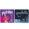 Save $2.50 off any ONE (1) pkg of PULL-UPS® Training Pants or GOODNITES® Bedt...