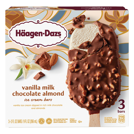 Image of Offer Save $1 on ONE (1) Haagen Dazs Ice Cream Bars or Cones Select  3-6ct.