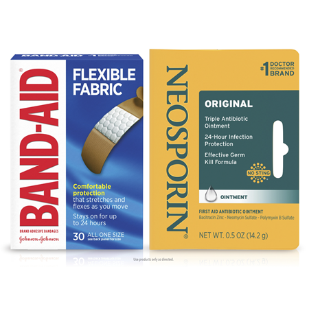 Image of Offer Save $1.00 on any ONE (1) BAND-AID® Brand Adhesive Bandages, BAND-AID® Brand of First Aid or NEOSPORIN® product