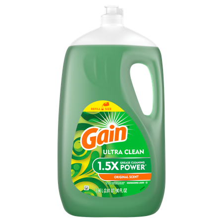 Image of Offer Save $1.00 on TWO Gain Dish 21.6 oz or larger OR Gain Ez-Squeeze liquid 24.3 oz (excludes travel/trial size).
