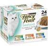 Save $1.00 on one (1) 24 or 30 ct Variety Pack (3 oz can) of Fancy Feast® Wet Cat...