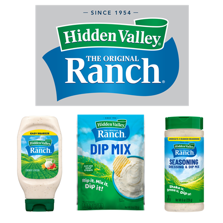 Image of Offer Save $0.50 on any ONE (1) Hidden Valley® Ranch Bottle, Seasonings or Dry Dip Mix, any variety