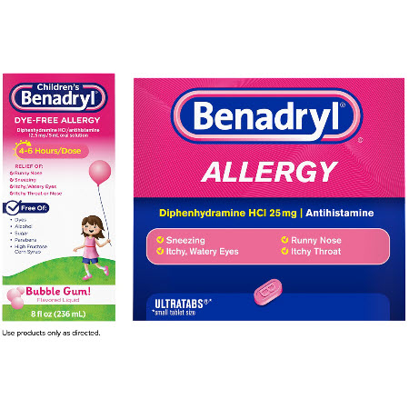 Image of Offer Save $1.00 on any ONE (1) BENADRYL® product (excludes trial/travel sizes)