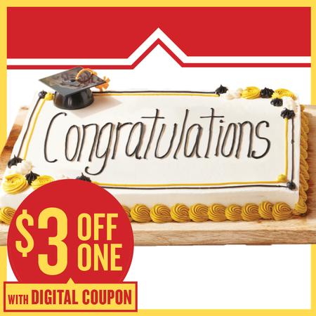 Image of Offer Save $3 on any Half or Full Sheet Decorated Cake.