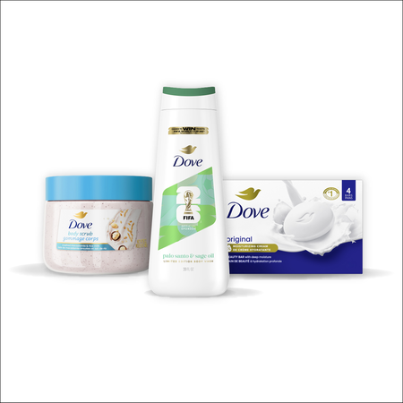 Image of Offer Save $2.00 on any ONE (1) Dove Body Wash (20oz+), Bar (4ct+), or Scrub (15oz) (excludes items and sizes not listed)