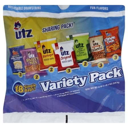 Image of Offer Save $2 On ONE (1) Utz 18 Count Variety Packs.