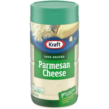 Image of Offer Save $2 on ONE (1) Kraft Grated Parmesan Cheese 8oz.