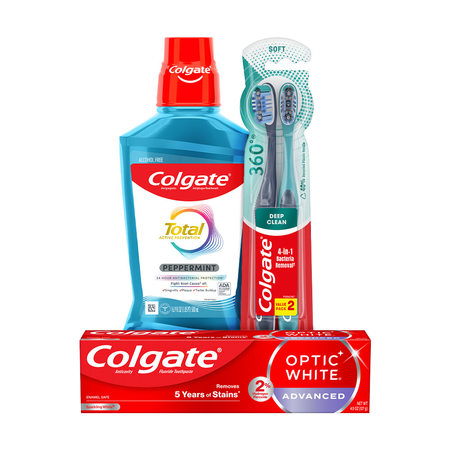 Image of Offer Save $4.00 on any TWO (2) Colgate 360°, Toothpastes, Total Manual Toothbrushes, Mouthwashes or Mouth Rinses