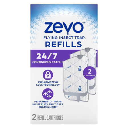 Image of Offer Save $1.50 on TWO Zevo Flying Insect Trap Full Size Refill Cartridges - 2 Count.