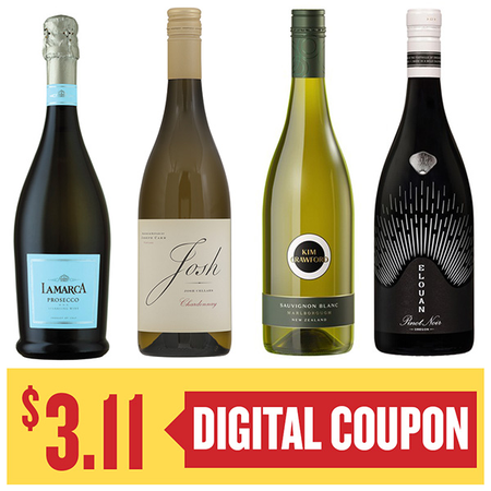 Image of Offer Save $3.11 on ONE (1) La Marca, Kim Crawford, Elouan or Josh Cellars 750ml Wine.