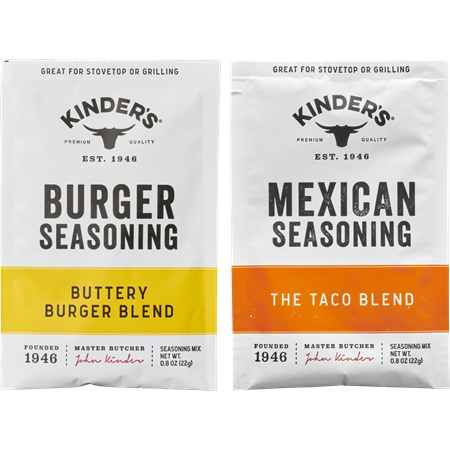 Image of Offer Save $0.50 on any TWO (2) Kinder's Taco or Grilling Dry Seasoning Mixes