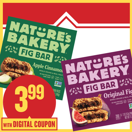 Image of Offer Save $1 on ONE (1) Nature's Bakery Bars Select 6ct.