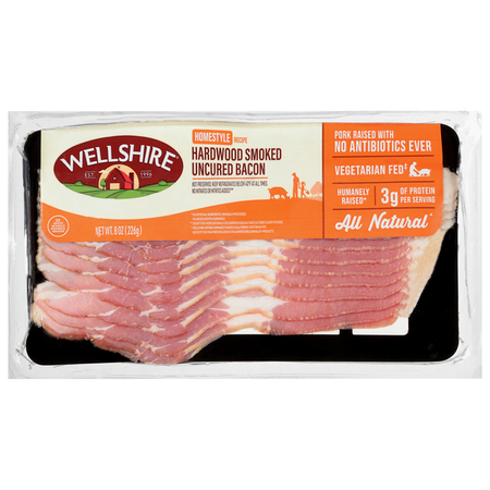 Image of Offer Save $2 on ONE (1) Wellshire Uncured Bacon 8oz.