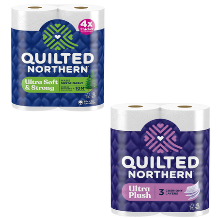 Image of Offer Save $1.50 on any ONE (1) Package of Quilted Northern® Bath Tissue, 6 Mega Roll or Larger