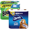 Save $2.00 on one (1) Charmin Ultra Toilet Paper AND one (1) Bounty Paper Towel (Sele...