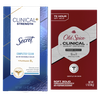 Save $5.00 on THREE Secret Fresh, Outlast, Aluminum Free Clinical, Old Spice Red Coll...