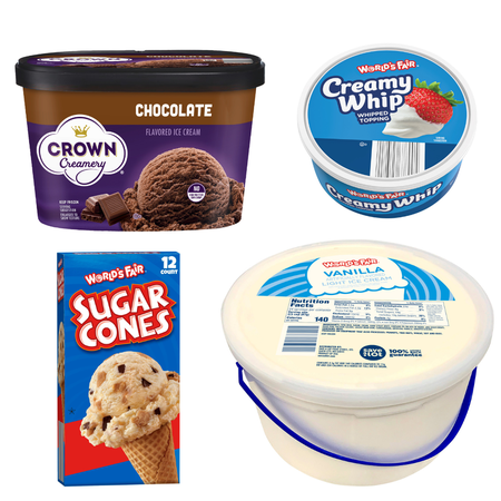World's Fair and Crown Creamery Ice Cream coupon