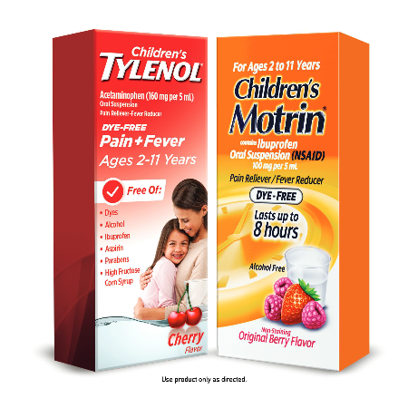 Image of Offer Save $2.00 on any ONE (1) Children's/Infants' TYLENOL® or Children's/Infants' MOTRIN® product