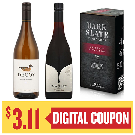 Image of Offer Save $3.11 on ONE (1) Decoy, Imagery 750ml or Dark Slate 3L Wine.