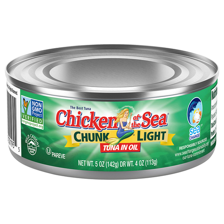 Image of Offer Save $1 on FOUR (4) Chicken Of The Sea Chunk Light Tuna 5oz.