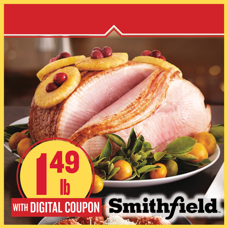 Image of Offer Save $0.50 Per Pound On Smithfield Spiral Ham.