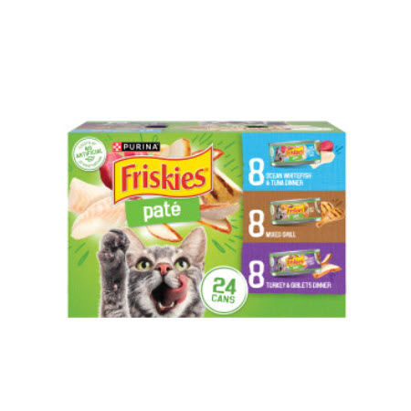 Image of Offer Save $1.00 on any ONE (1) 12 ct or 24 ct package (5.5 oz cans) of Friskies® Wet Cat Food