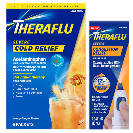 Image of Offer Save $2.00 on any ONE (1) Theraflu Severe Cold Relief and Severe Congestion Relief.