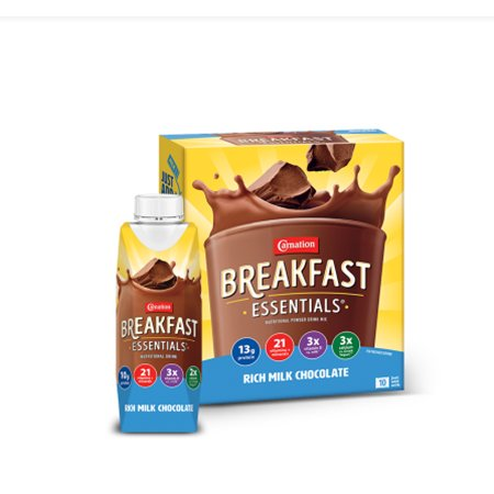 Save $3.00 on any ONE (1) Carnation Breakfast Essentials® Nutritional Drink (excludes 8 oz singles)