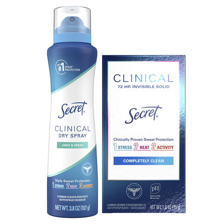 Image of Offer Save $2.00 on ONE Secret Clinical Antiperspirant or Deodorant (excludes trial/travel size).