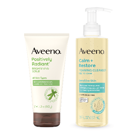 Image of Offer Save $3.00 on any ONE (1) AVEENO® Facial Cleansing product (excludes travel/trial sizes, & wipes)