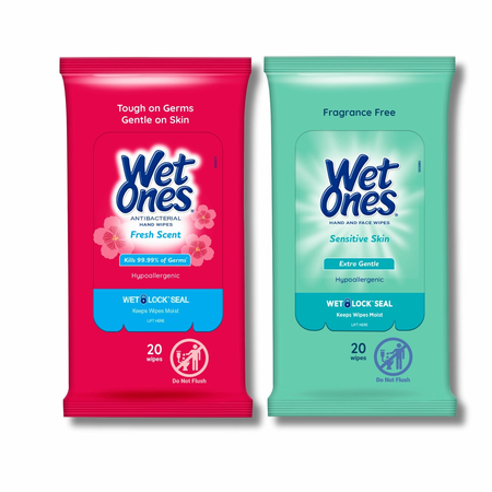 Image of Offer Save $0.50 on any ONE (1) Wet Ones® Hand Wipes Travel Pack
