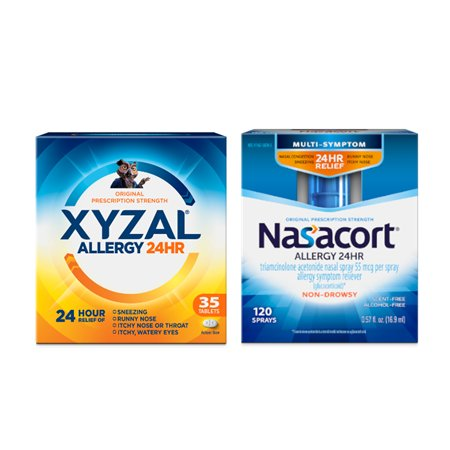 Nasacort or Xyzal