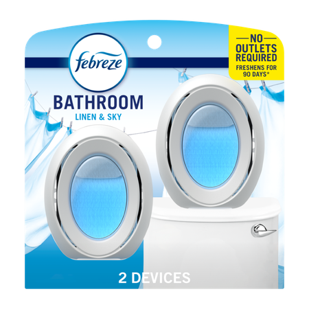 Image of Offer Save $3.00 on ONE Febreze Bathroom 2ct or 3cts (excludes trial/travel size).