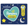Save $3.00 on ONE Super Pack OF Pampers Swaddlers Overnight Diapers.
