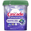 save 3 00 on any one 1 cascade platinum plus 47 62ct platinum 59 71ct or complete 78 100ct dishwasher detergent excludes travel trial size Publix Coupon