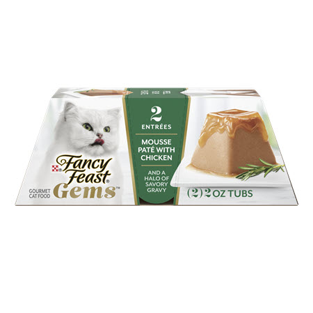 Image of Offer Save $1.00 on any TWO (2) 4 oz boxes of Fancy Feast® Gems® Wet Cat Food