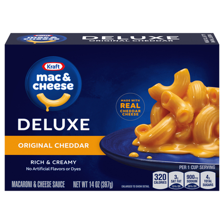 Image of Offer Save $1 on TWO (2) Velveeta or Kraft Deluxe Mac & Cheese Select 9-14oz.