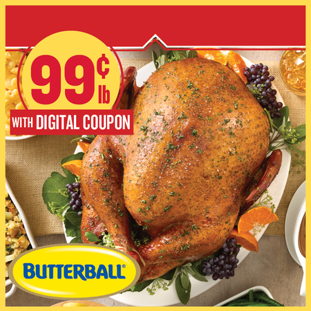 Image of Offer Save $1 Per Pound On Frozen Whole Butterball Turkey.